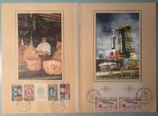 FRANCE - ¨PHILATEC / # 1422 EN PAIRE SUR PLAQUETTE PREMIER JOUR DE L'EXPOSITION