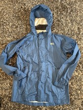 REI COOP Kids Rain Jacket Boys Blue Large L 14/16