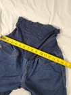 Blue Savvy Maternity Jeans L Women Blue Over Belly Stretch Panel Skinny Denim  — photo 8