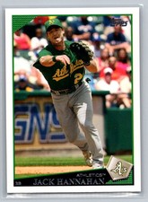 Jack Hannahan 2009 Topps Oakland Athletics 249