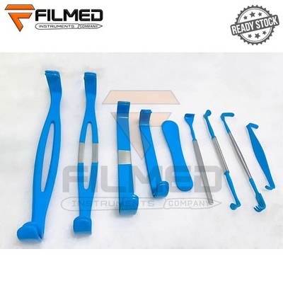 Surgical insulated Retractor set of 9 pcs surgical instruments