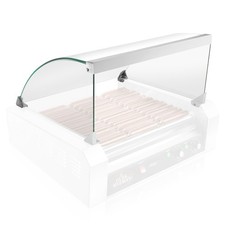 Glass Cover ONLY for Hot Dog 11 Roller Grill Cooker - Replacement or Upgrade
