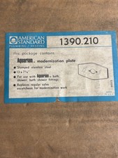 American Standard 1390.210 Aquarian Bath Shower Modernization Plate 13 x 7-1/4
