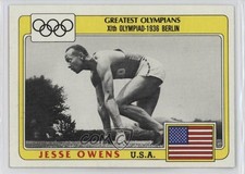 1983 History's Greatest Olympians 7-Eleven Rings Jesse Owens #49 0qx8