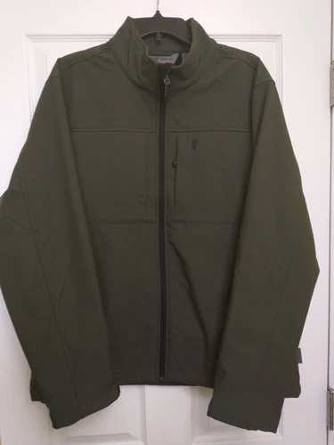 VETEMENTS Cappotto giacca antivento Free Country uomo oliva scuro foderato pile grande