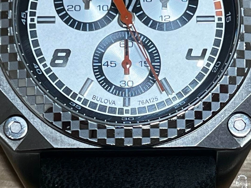 Orologio Uomo Harley Davidson Bulova 76A125 Analogico Quarzo Acciaio Inox Usato - Immagine 3 di 4