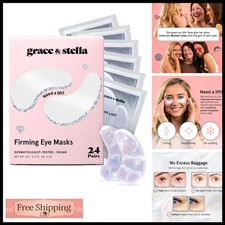 grace  stella Peptide Under Eye Patches White, 24 Pairs
