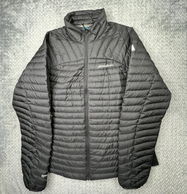 Eddie Bauer Stormdown 800 Jacket Coat Womens L Black Quilted Down Puffer