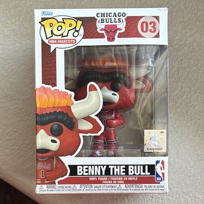 Funko Pop! Benny the Bull NBA Mascots Vinyl Figure #03 Chicago Bulls Unopened