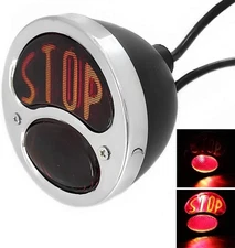 Stop Tail Light Vintage Classic Motorcycle Tail Lamp Universal for Harley Bobber