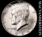 1964-D Silver Kennedy Half Dollar - Choice Gem Brilliant Uncirculated  #K4566