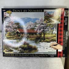 Plaid Creates Classic Adult Paint By Number Acrylic Paint Set 16x20 NEW 21696