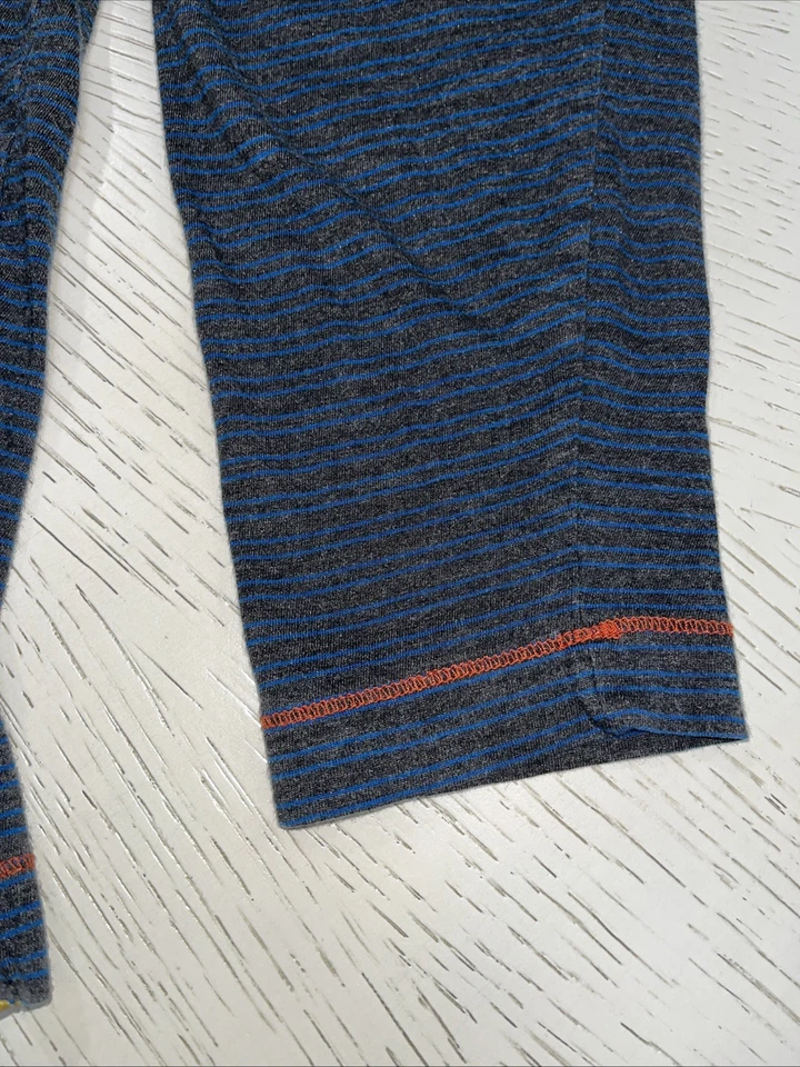 Pullover Robert Graham cuello redondo para hombre XL gris carbón azul rayas informal Foto 3 de 4