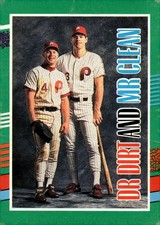 1990 Leaf Len Dykstra/Dale Murphy #744 Philadelphia Phillies