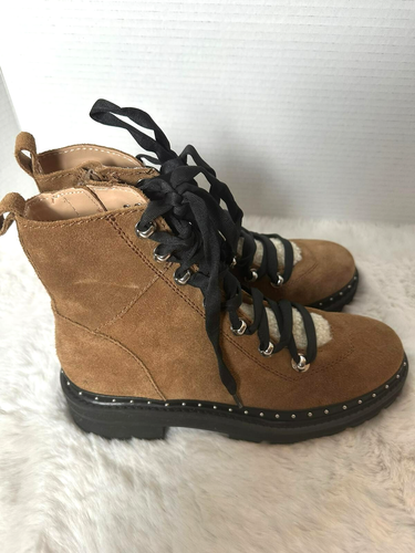 Escarpins Femme TRIBECA - Cuir Cranberry & Marron, Noeud Papillon - Taille 7.5M - Occasion Parfaite