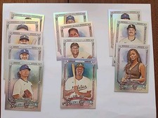 2025 Topps Allen & Ginter Foil Refractor Card Lot (12x) Cranston Cobb Berra