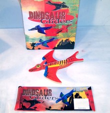 144 DINOSAUR GLIDERS fly plane dino soar flying glide bulk lot GLIDER TOY new
