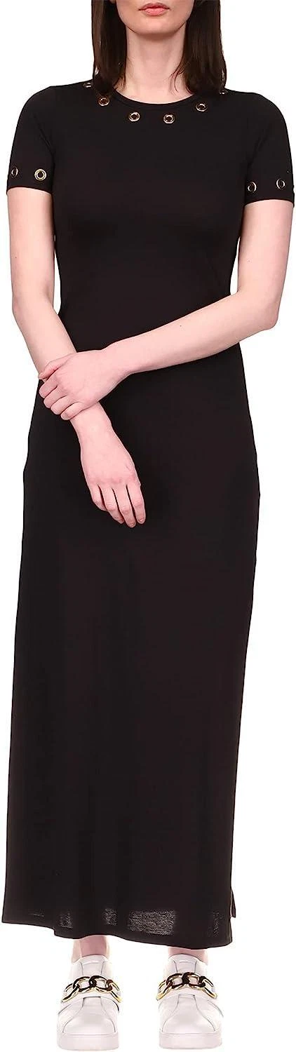 Michael Kors 298468 Maxi Abito Donna Grommet Nero Taglia MD