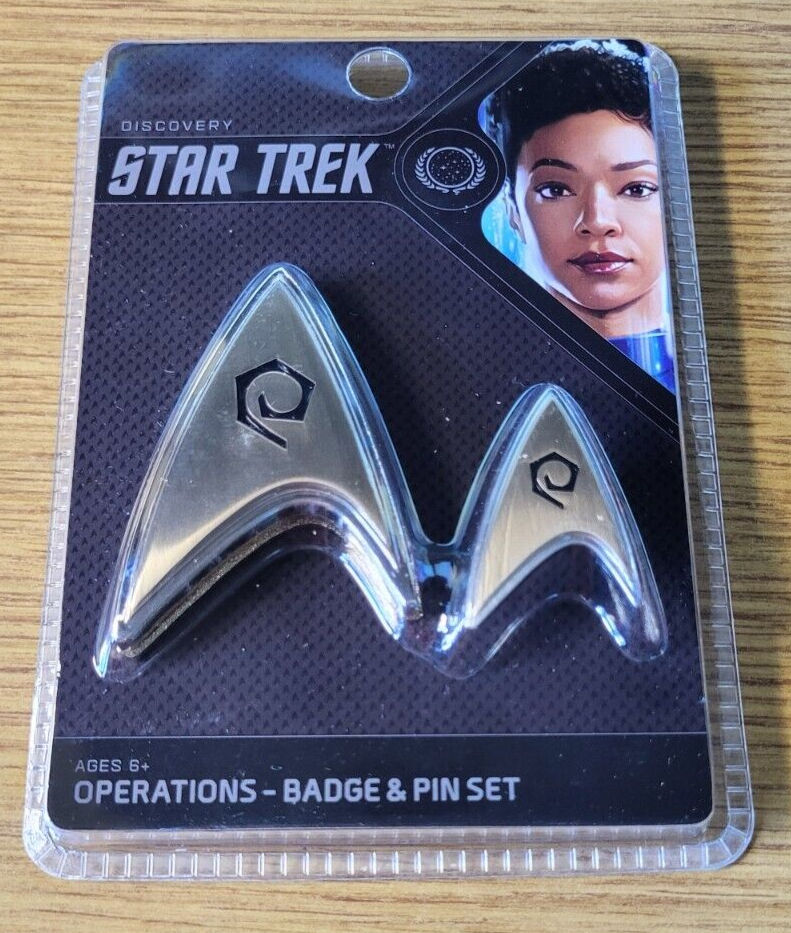 Star Trek Starfleet Discovery SNW Operations Division Badge Magnet