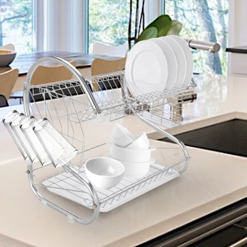 Dish Drying Rack, Stainless Steel Dish Drying Rack With Removable