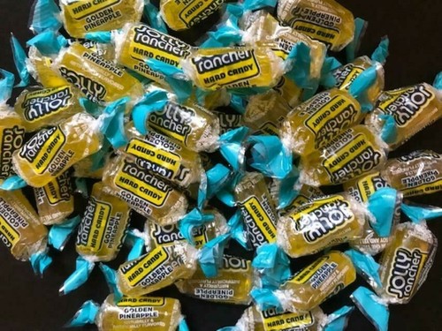 Jolly Rancher GOLDEN PINEAPPLE  Hard Candy- BULK CANDY- 1/2 POUND BAG - Picture 2 of 3