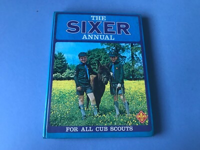 The Sixer Annual For All Cub Scouts 1972 Hardback, Vintage