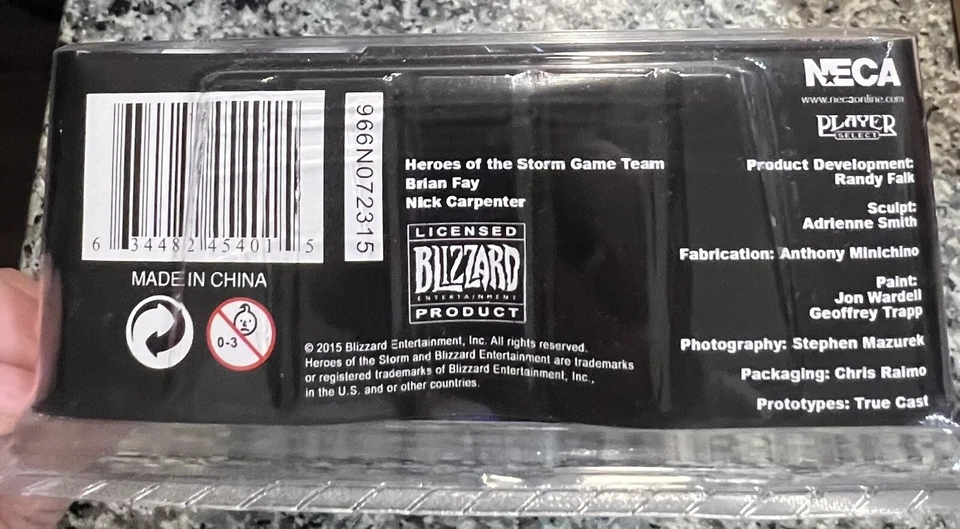 Экшн-фигурка NECA Heroes Of The Storm Nova Dominion Ghost Blizzard новая в коробке - Изображение 3 из 3