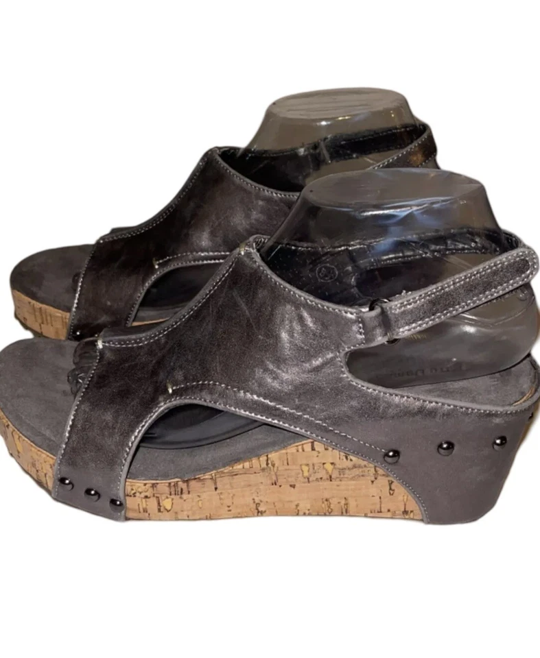 Sandalia de cuña vegana PIERRE DUMAS Giselle-1 bronce y dorado para mujer talla 8,5” Foto 2 de 4