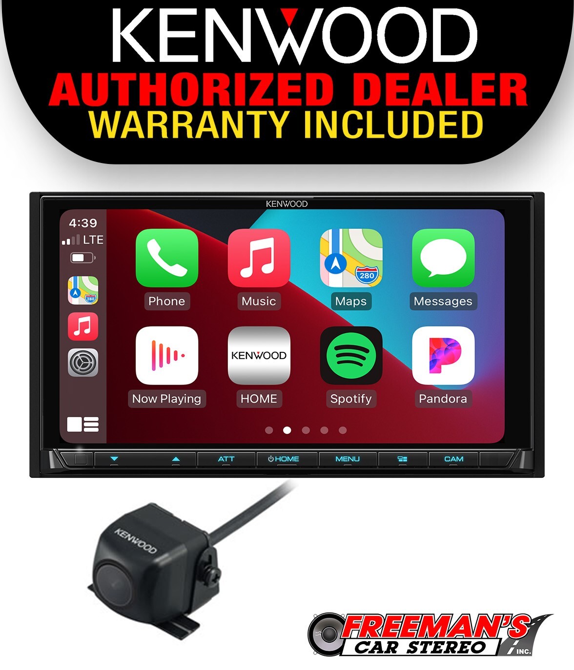 Kenwood DMX958XR + CMOS-230 Backup Camera Bundle