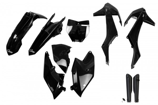 FULL Ktm SX Sxf 125 150 350 450 2016 - 2018 UFO Black Fairing Plastic Kit