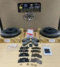 2010-2015 TOYOTA PRIUS GENUINE NEW FRONT BRAKE KIT OEM ROTORS TCMC PADS & SHIMS