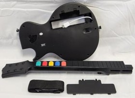 NEW Guitar Hero Controller + World Tour Wii Video Game Bundle Kit Set les paul