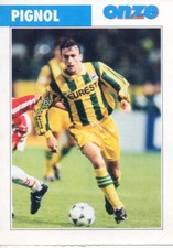 FICHE FOOTBALL  ONZE Christophe Pignol FC Nantes