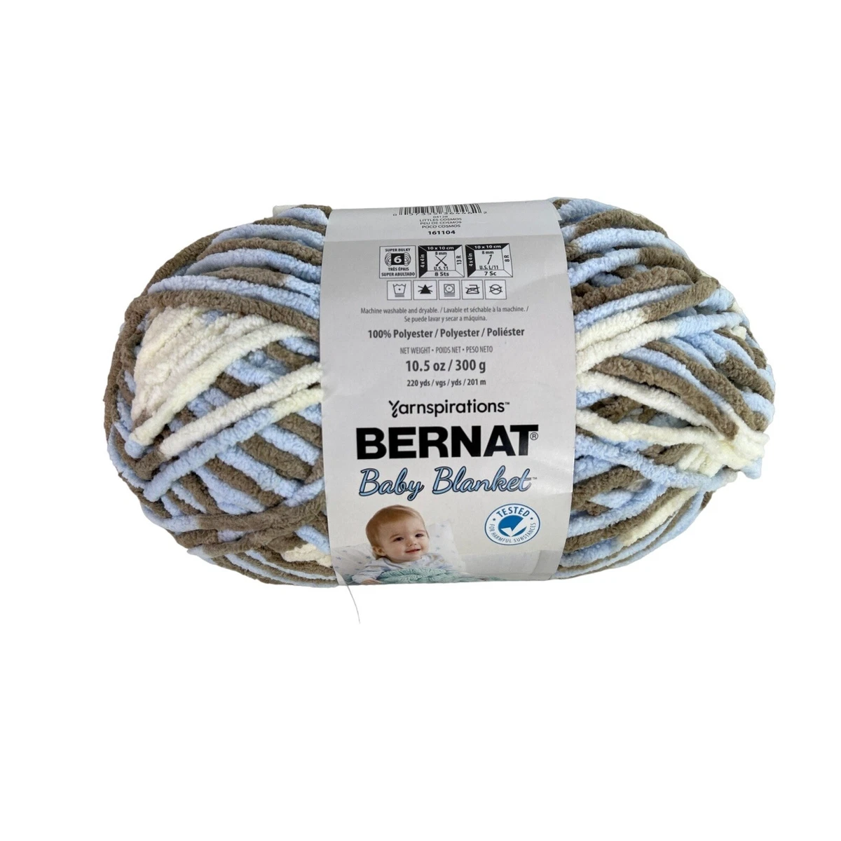 Bernat Baby Blanket Yarn Little Cosmos 10.5 oz 220 yds AT470