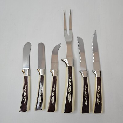 Regent Sheffield England Fork Butter Knife Knives Spreader Cheese Pick 6 Flatwar