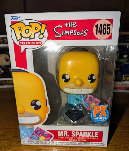 Funko POP!  Simpsons MR SPARKLE #1465 Diamond Previews EXCLUSIVE! Vinyl Figure 