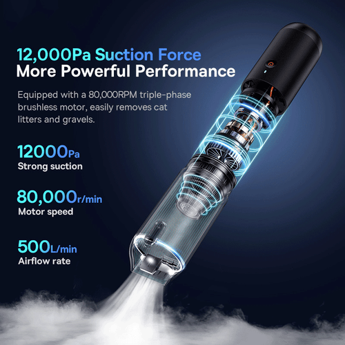 Baseus A3 Lite Handstaubsauger Auto, 12000pa Tragbarer Staubsauger Kabellos - Bild 3 von 14
