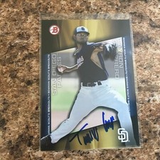 Tayron Guerrero Signed 2014 Bowman Draft Rc Auto Padres Scout's Breakouts