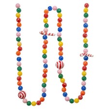 Kurt S. Adler H2047 Candy Themed Plastic Garland, Multicolor, 6 Feet Long