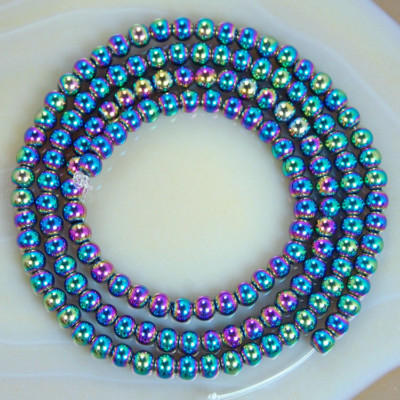 Rainbow Hematite Round Beads 15.5''  3mm 4mm 6mm 8mm 10mm