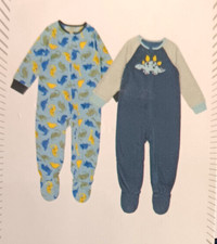 Kids Headquarters Boys Blue Grey Dino 2 Pack Pajama Set Size 5T NEW