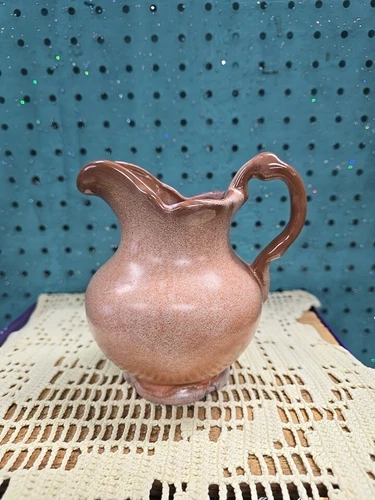 Frankoma Pottery Desert Gold #30A Pitcher 5.5" Made in U.S.A.- Used As Planter
