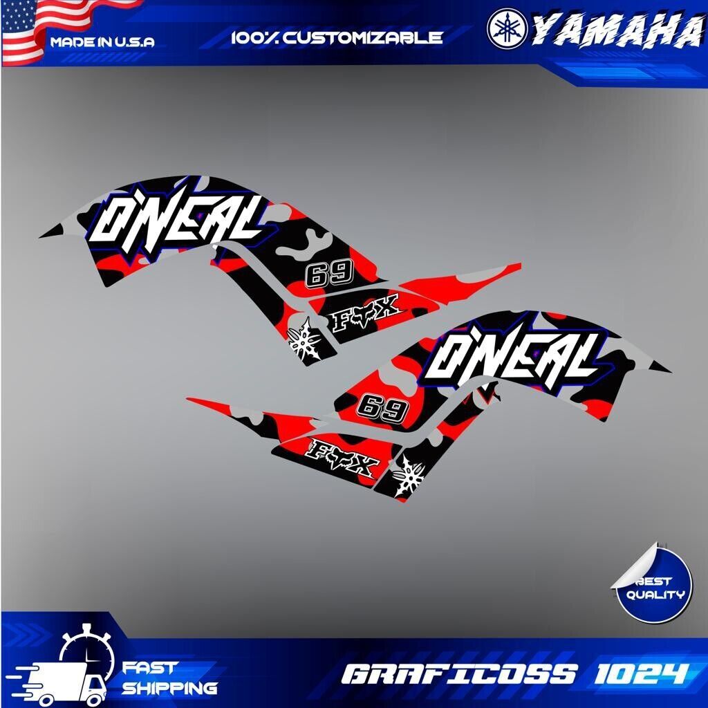 Kit Décalcomanies VTT Yamaha Raptor 700R 2013-2023 - Vert Monster, Personnalisable