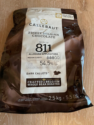Callebaut  Zartbitterschokolade  Callets  Recipe N° 811   2,5kg MHD 11.04.26