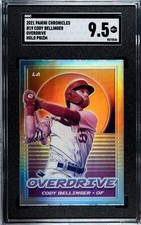 2021 Panini OVERDRIVE #19 Cody Bellinger HOLO SILVER PRIZM SGC 9.5 MINT+