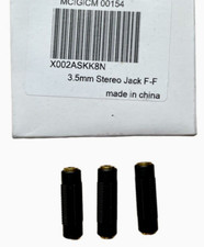 Stereo Jacks - 3.5mm Female to Female 3-Pack