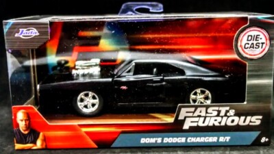 JADA DOM’S DODGE CHARGER R/T 1/32 Jada Dom's Dodge Charger R/T Matt Black Fast & Furious 1/32