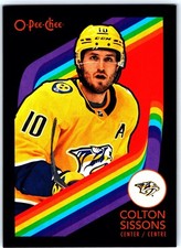 23-24 O-PEE-CHEE RETRO BLACK - COLTON SISSONS /100 #296 NASHVILLE PREDATORS