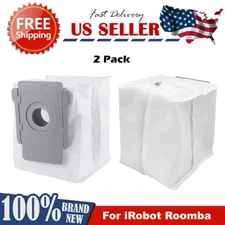 2 Pack Reusable Zippered Dust Bags For iRobot Roomba Vacuum i3 i4 i4+ i6 j7+ i7+