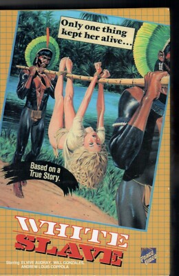 White Slave (VHS BIG BOX) Cannibals -Wizard Video Re-Issue NEW & SEALED!